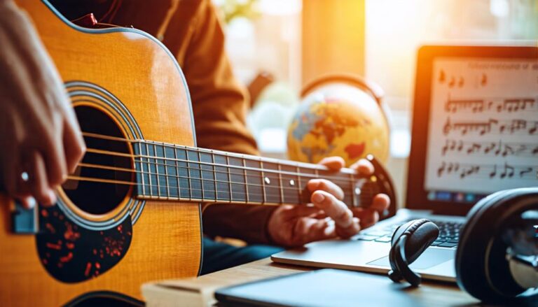 online guitar lessons side hustle